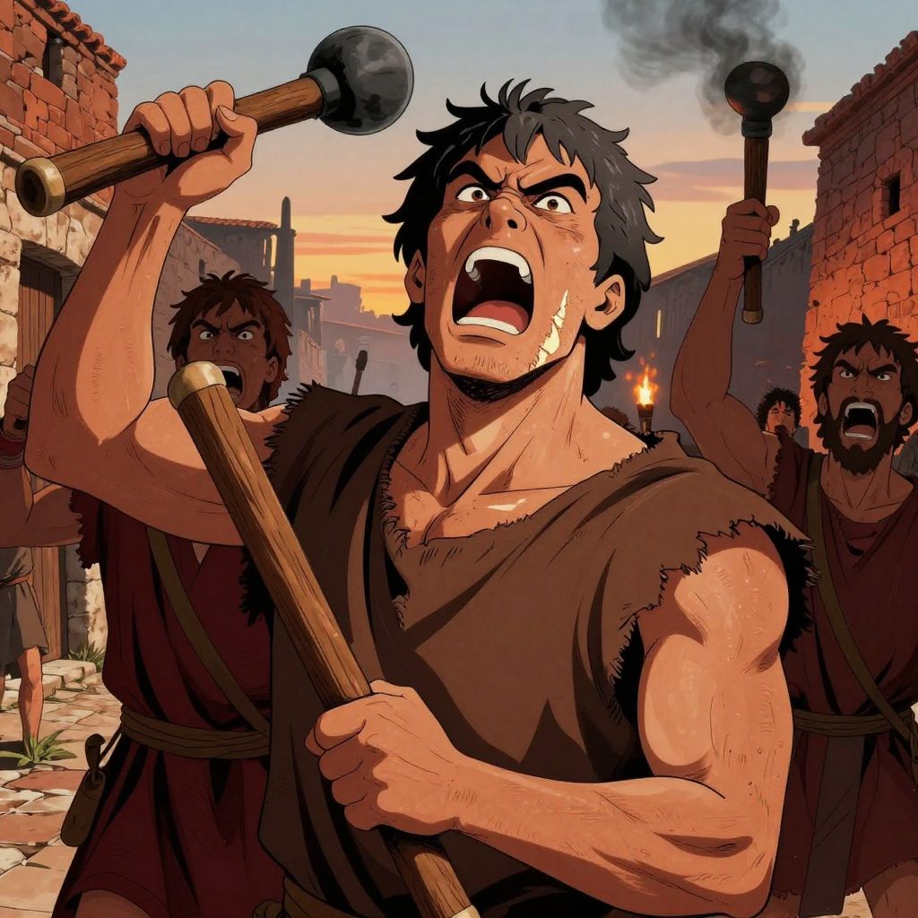 Revolutionary Romans expelling the last king and establishing the Republic