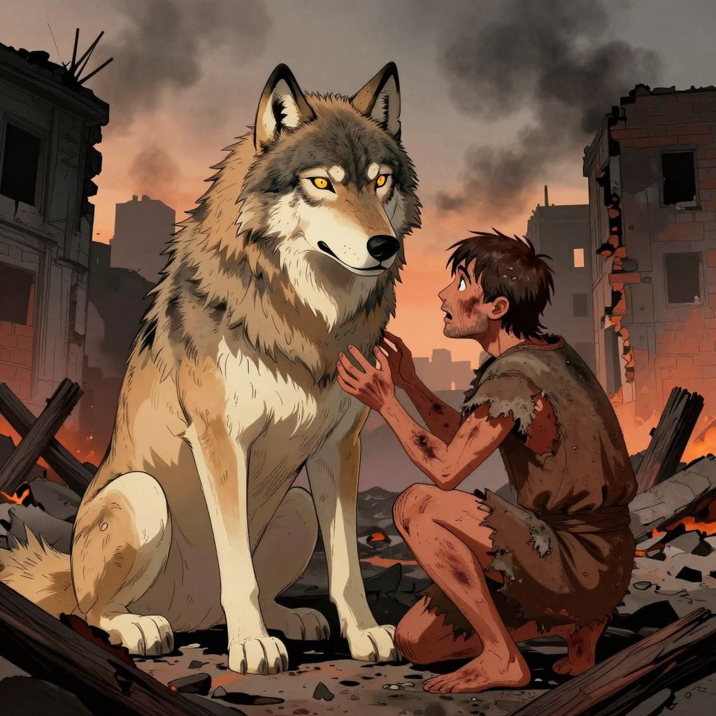 Symbolic scene showing cracked marble statue of Roman senator, red military shield and gladius at base, torn Senate decrees scattered